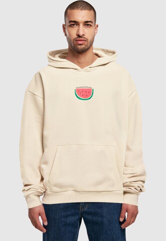 Merchcode Sweatshirt 'Summertime' in Beige: front