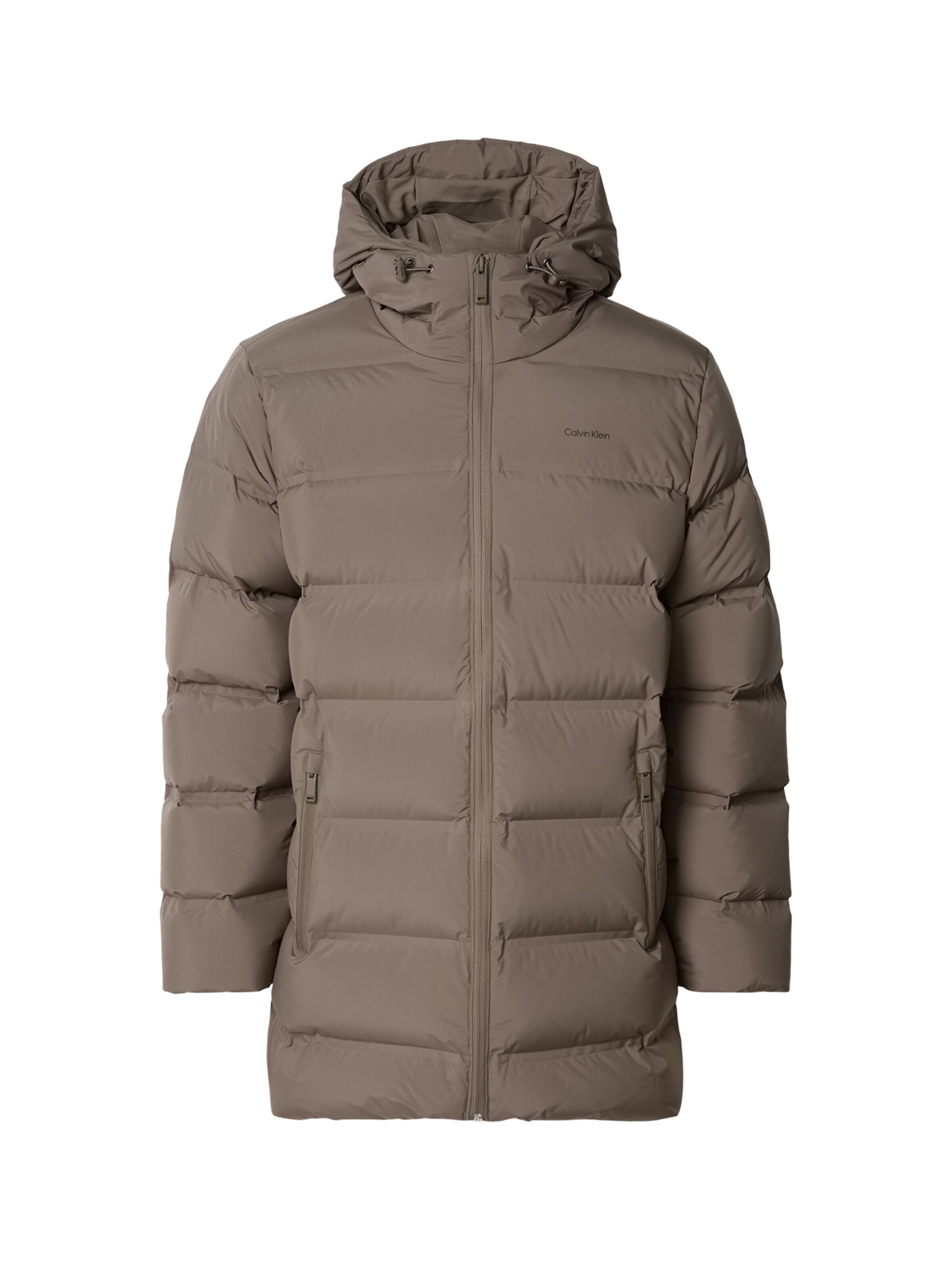 Veste d’hiver Calvin Klein en marron : devant