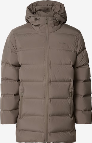 Veste d’hiver Calvin Klein en marron : devant