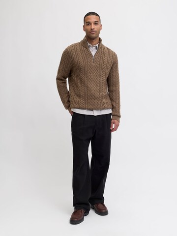 JACK & JONES Pullover in Braun