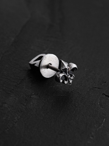 REYTEL - Pendientes 'FLEUR DE LIS' en plata