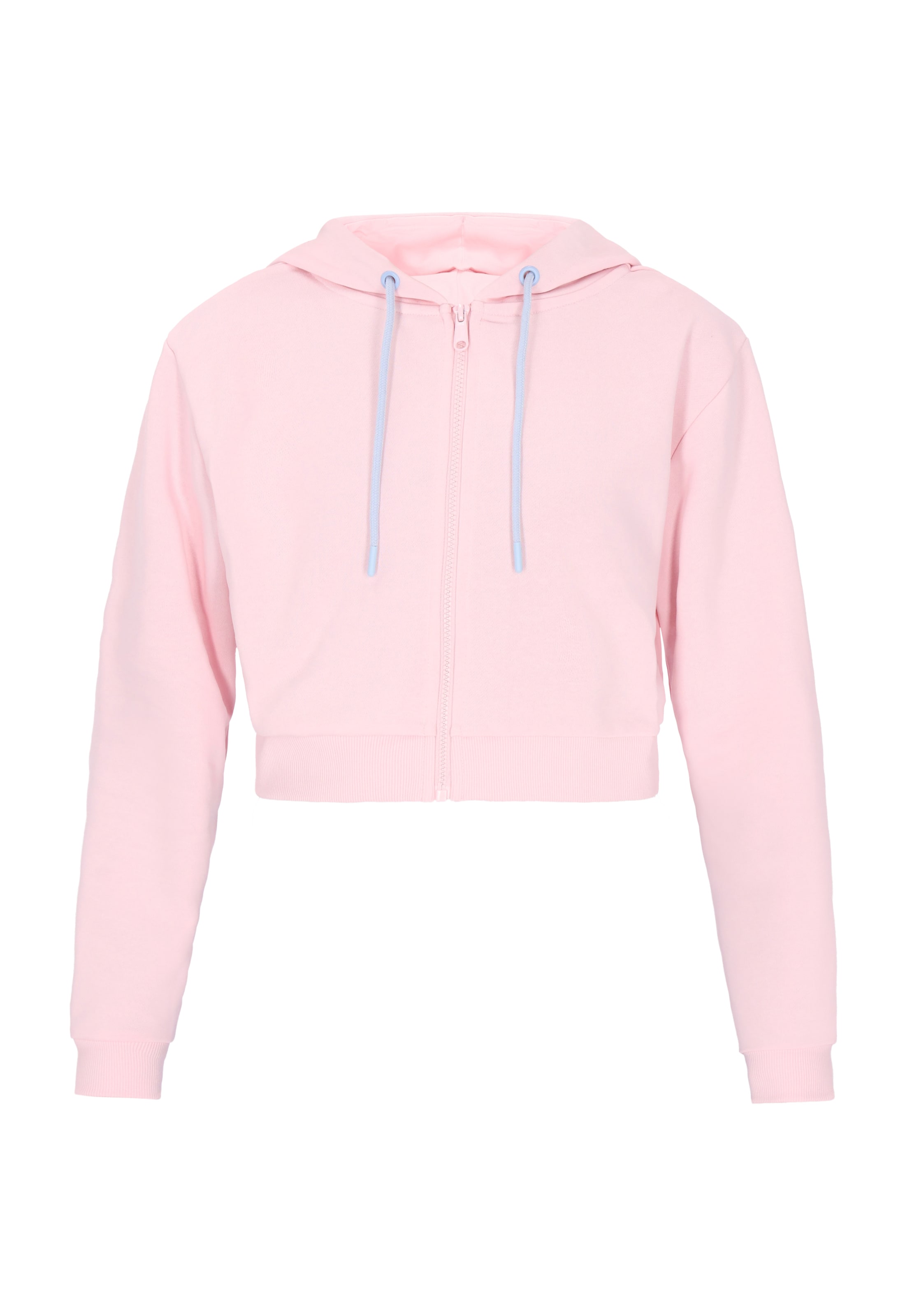 MYMO Sweatjacke 'Back To School' in Pink: Vorderseite
