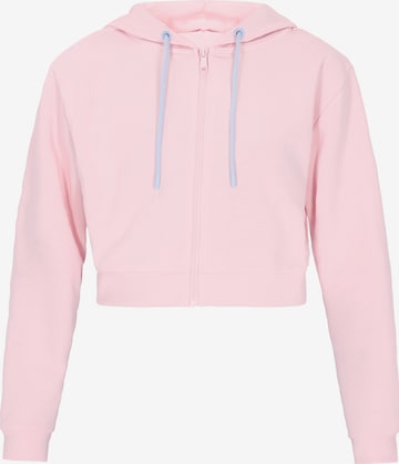 Veste de survêtement 'Back To School' MYMO en rose : devant