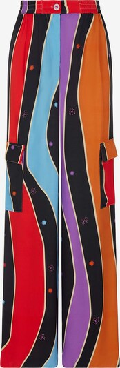 NOCTURNE Cargo trousers in Blue / Purple / Orange / Black, Item view