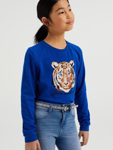 WE Fashion Shirt in Blauw