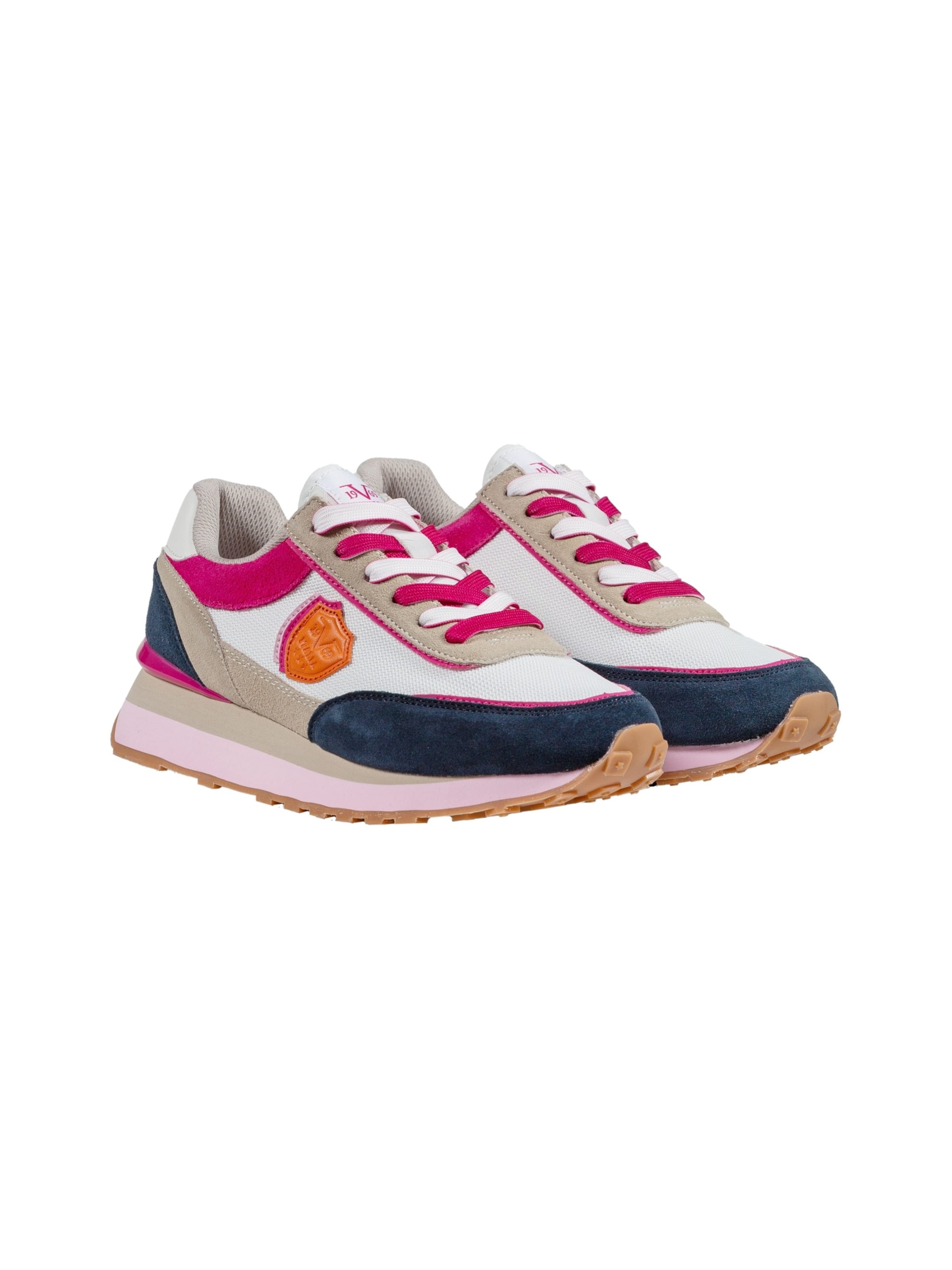 19V69 ITALIA Platform trainers 'Venezia 2.1' in Blue