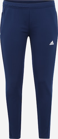 ADIDAS PERFORMANCE Workout Pants 'Team 19' in Blue: front
