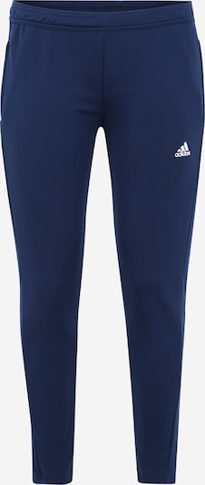 ADIDAS SPORTSWEAR Pantalon de sport 'Team 19' en bleu foncé / blanc, Vue avec produit