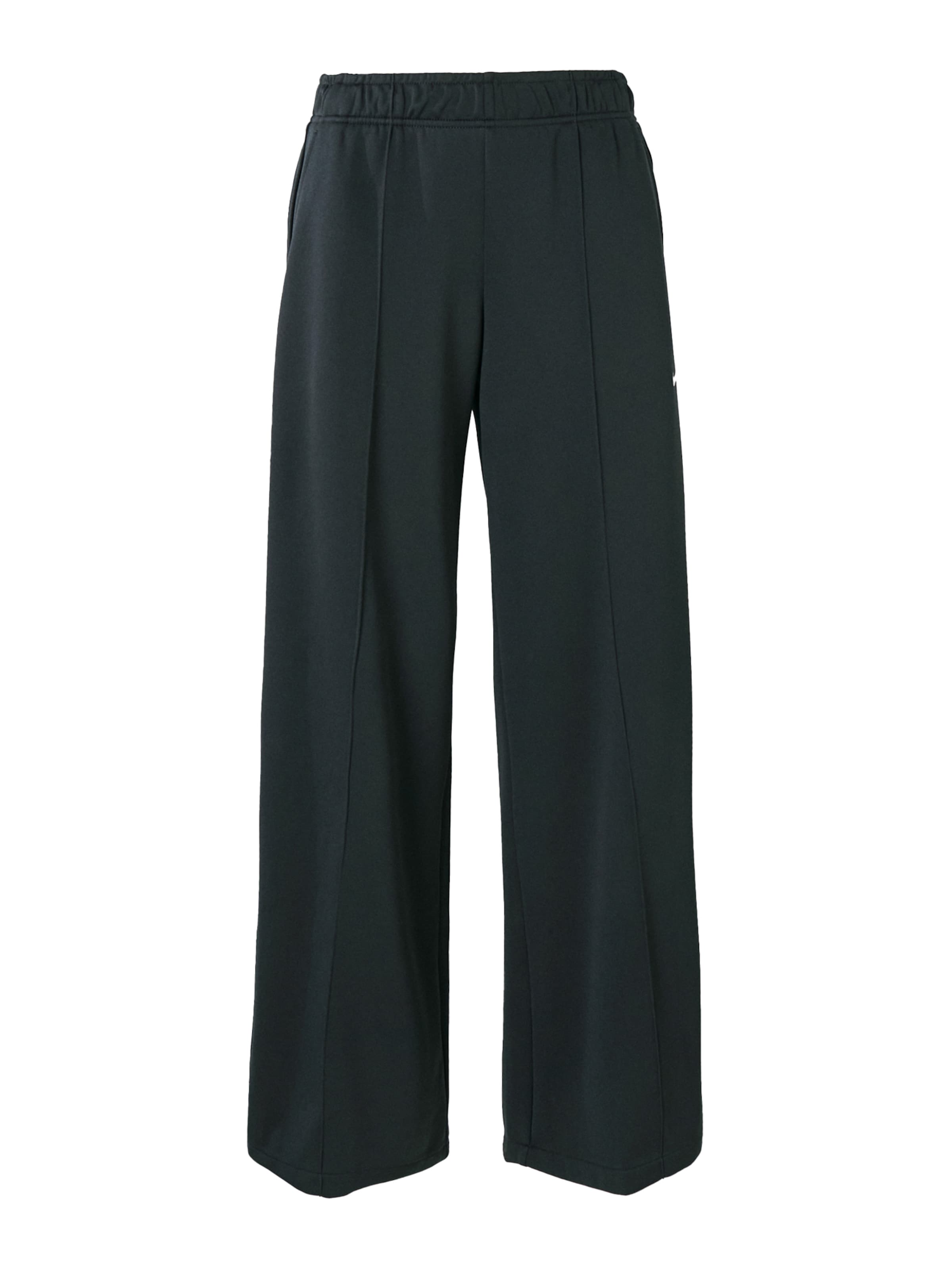 Nike Sportswear Wide leg Byxa i svart: framsida