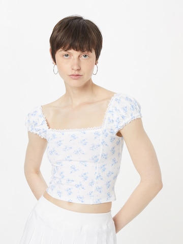 HOLLISTER Blouse in Wit: voorkant