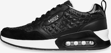 Soccx Sneakers in Black: front