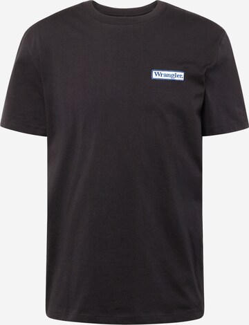 WRANGLER T-shirt i svart: framsida