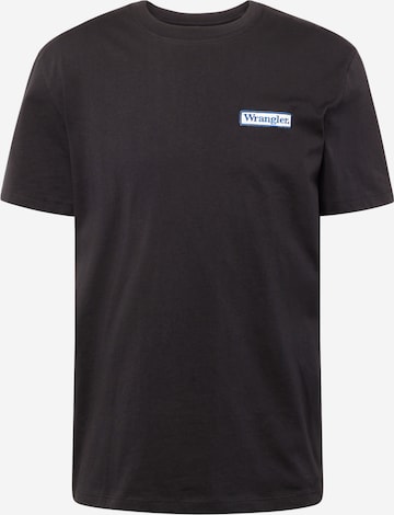 WRANGLER - Camiseta en negro: frente