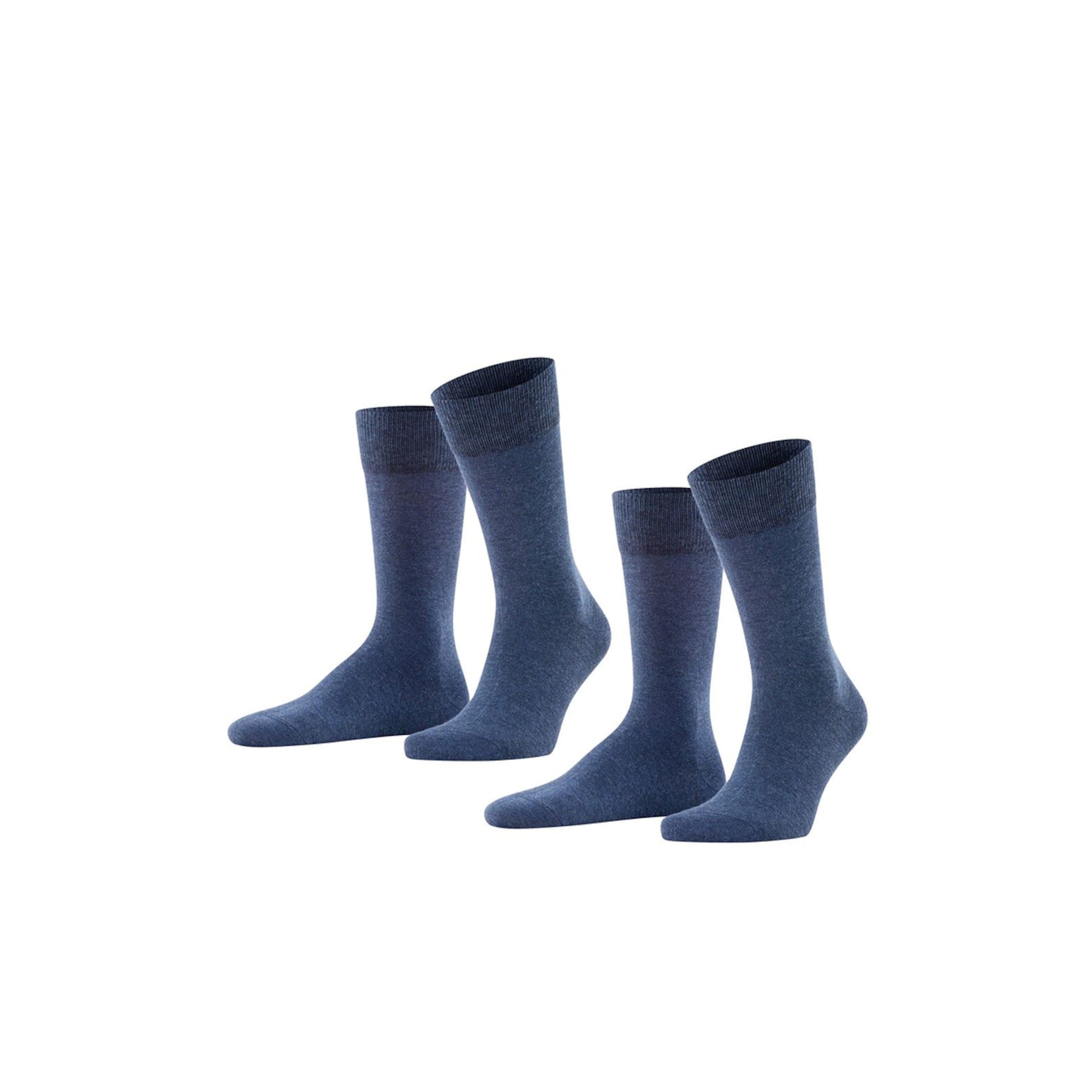 FALKE Socks 'Happy' in Blue: front