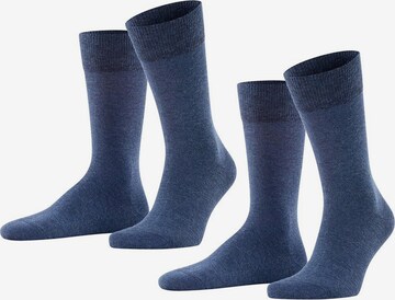 FALKE Socks in Blue: front