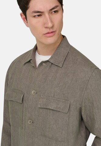 Fit confort T-Shirt Boggi Milano en vert