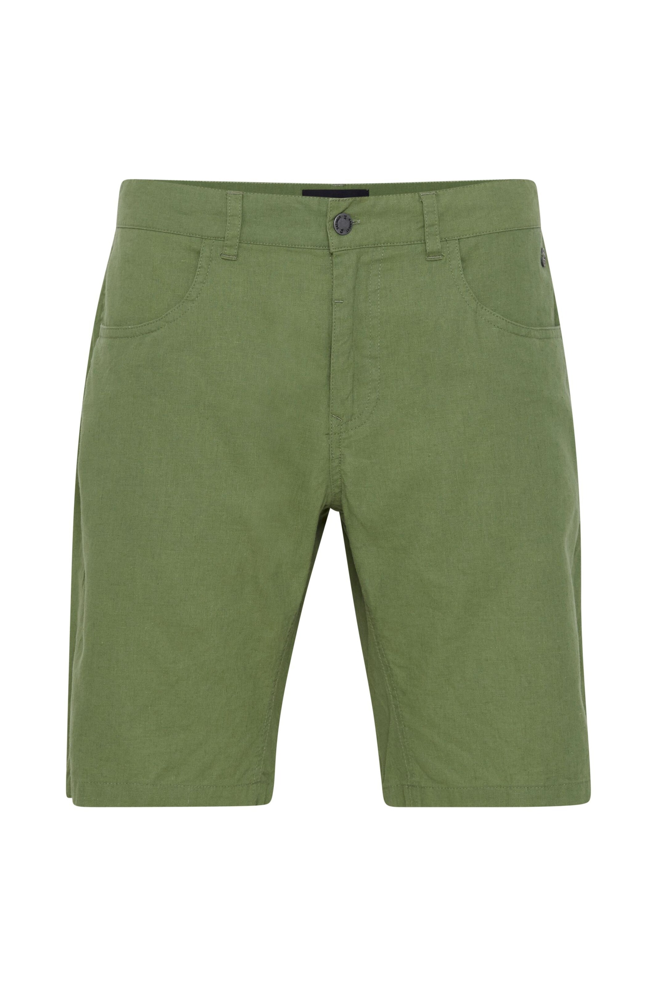 BLEND Regular Broek in Groen: voorkant