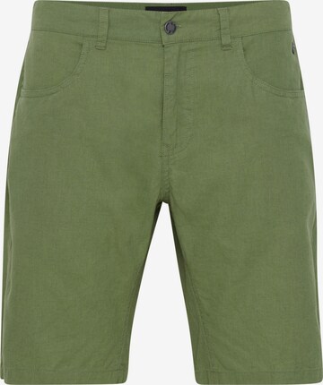 BLEND Regular Broek in Groen: voorkant