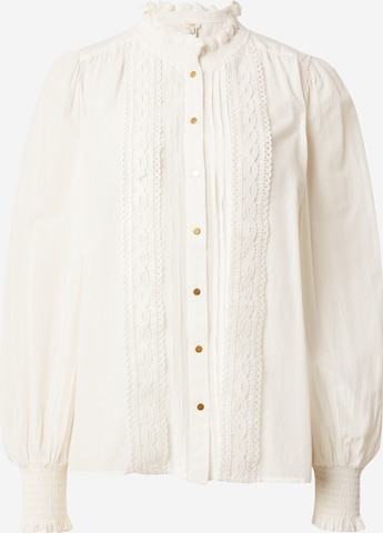 River Island - Blusa 'VICTORIANA' en blanco: frente