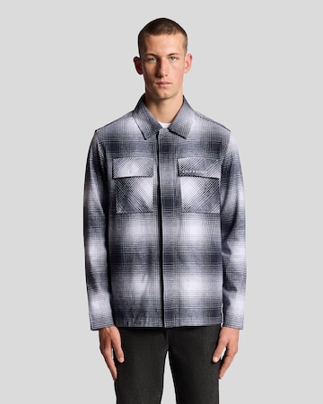 Lyle & Scott Regular fit Tussenjas in Blauw: voorkant