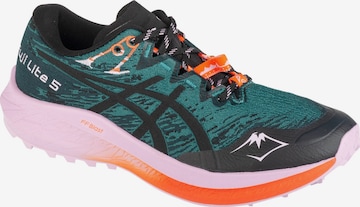 Chaussure de course 'Fuji Lite 5' ASICS en vert : devant