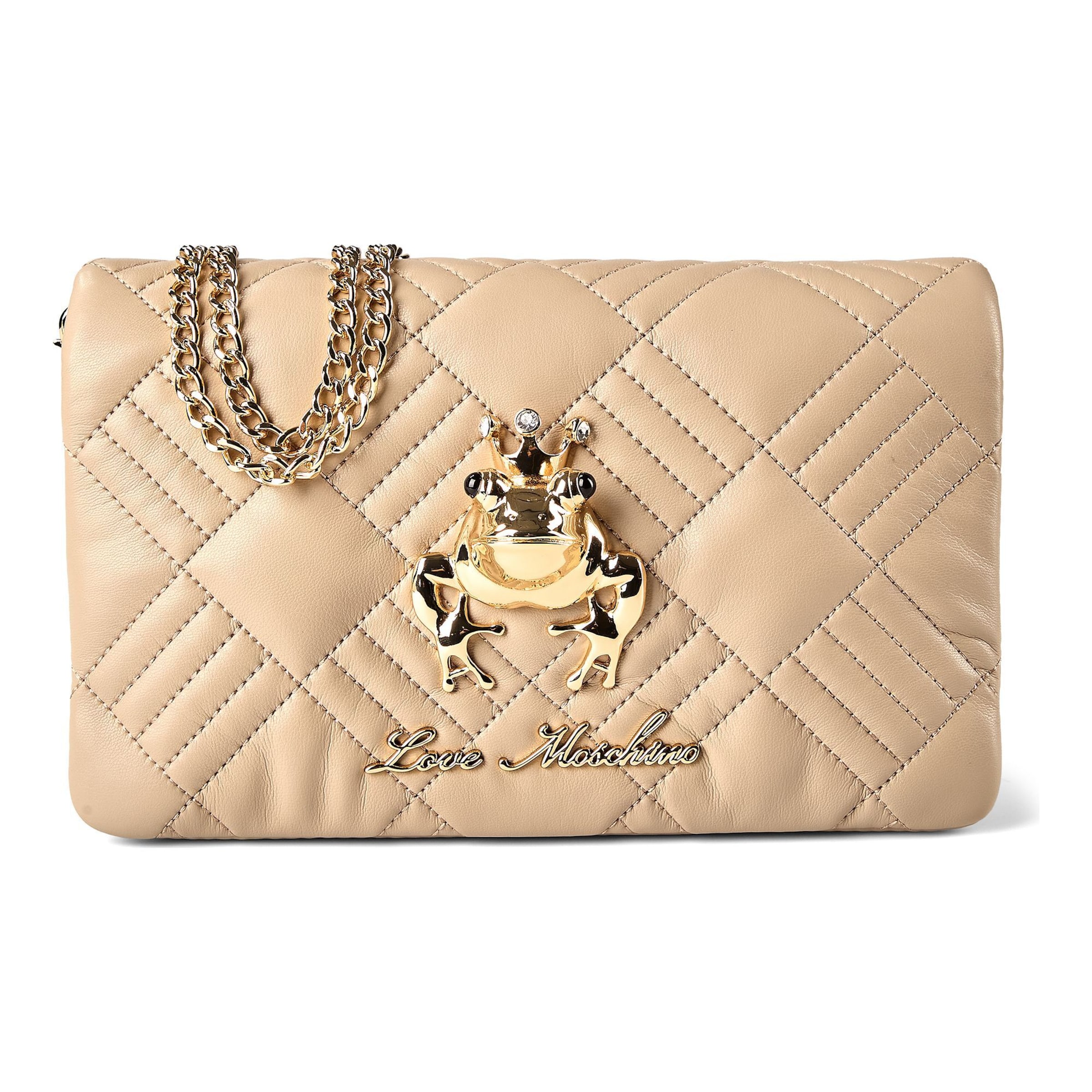 Love Moschino Crossbody bag in Grey: front
