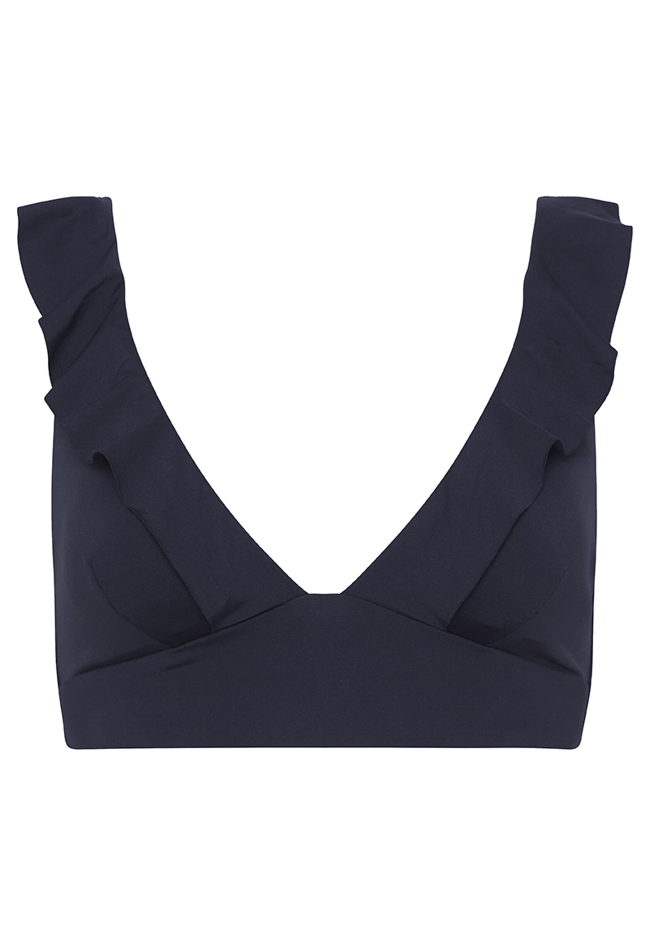 SEA LEVEL Bikini Top 'Essentials' in Blue: front