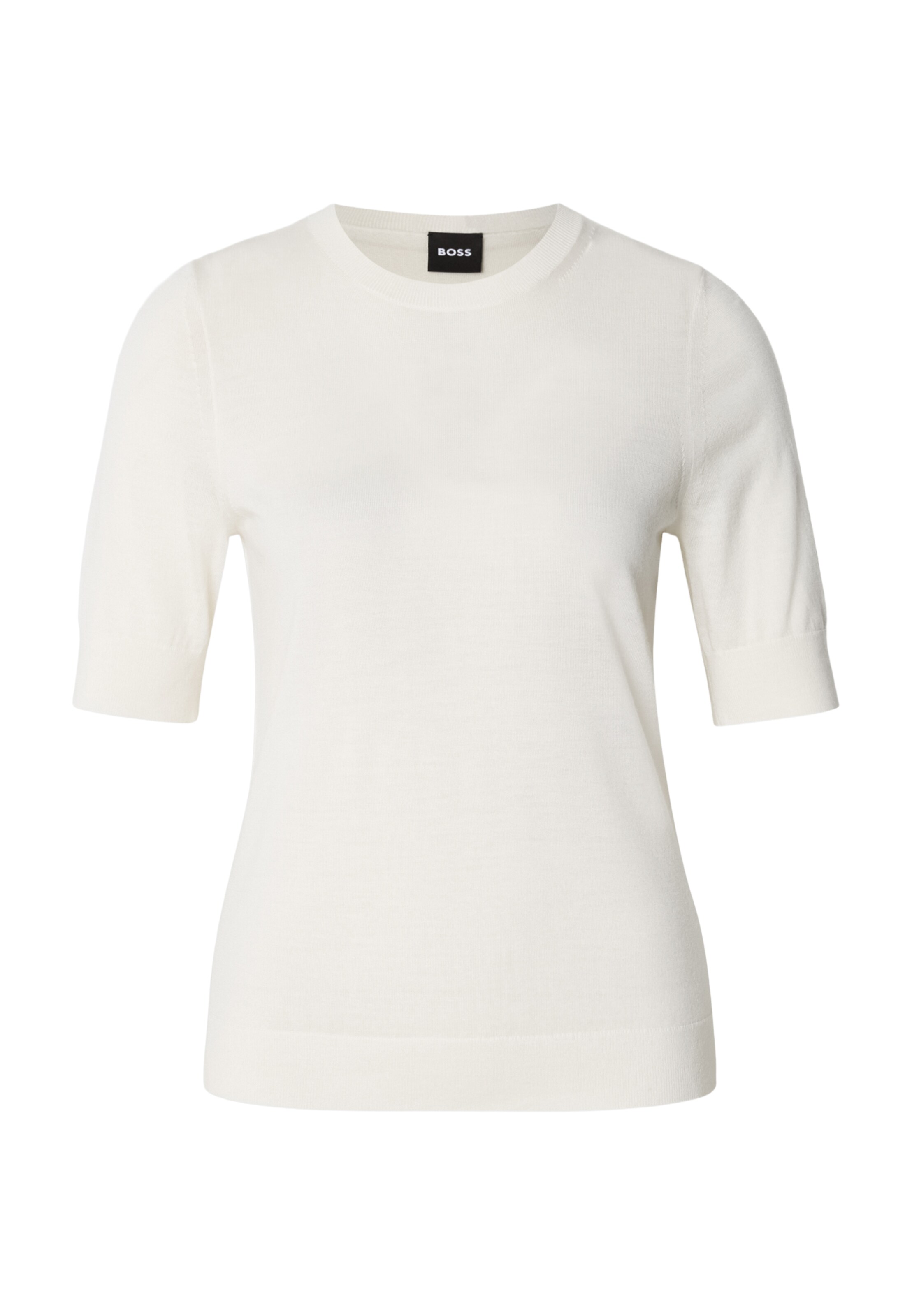 BOSS Sweater 'Farbella' in White: front