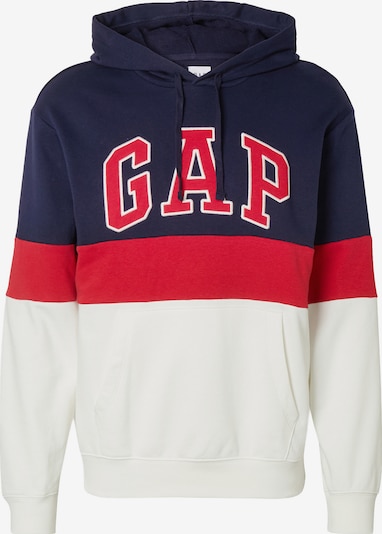 GAP Sweater majica 'HERITAGE' veličine S u tamno plava / crvena / bijela, Pregled proizvoda