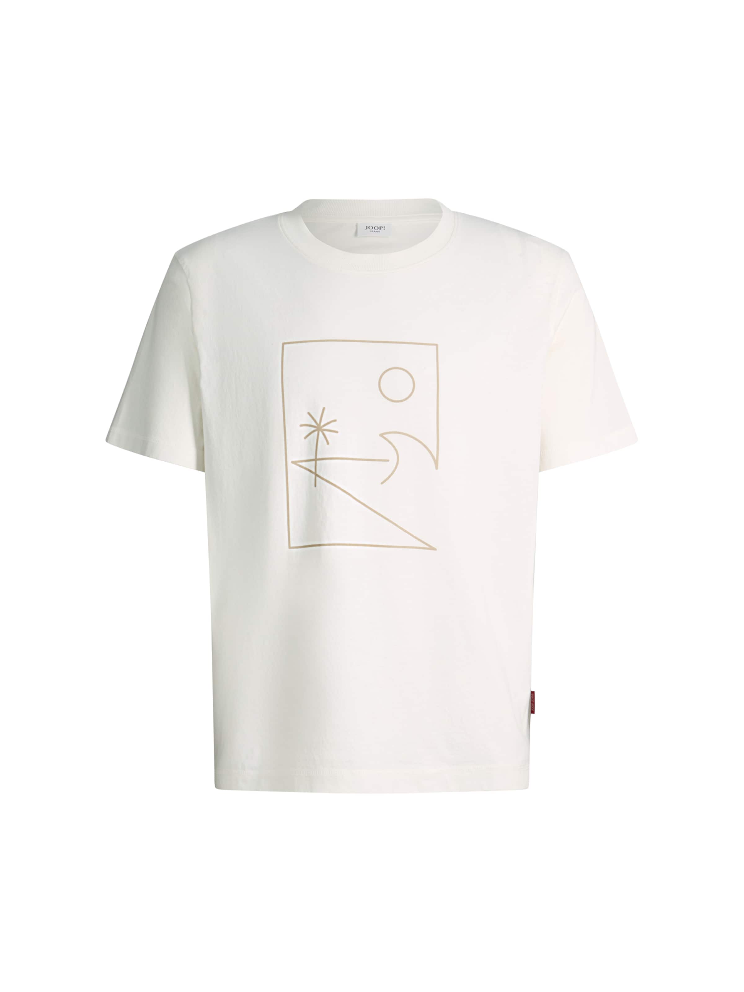 JOOP! Jeans T-Shirt 'Makoa' in Weiß: Vorderseite