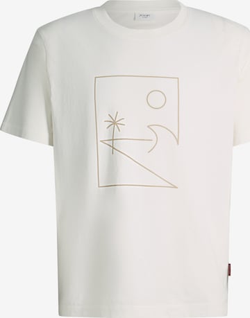 T-Shirt 'Makoa' JOOP! Jeans en blanc : devant