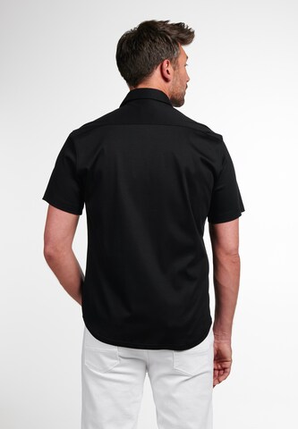 ETERNA Regular fit Button Up Shirt in Black