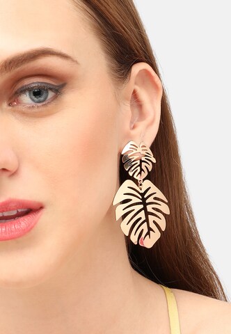 SOHI Earrings 'Kirsten' in Gold