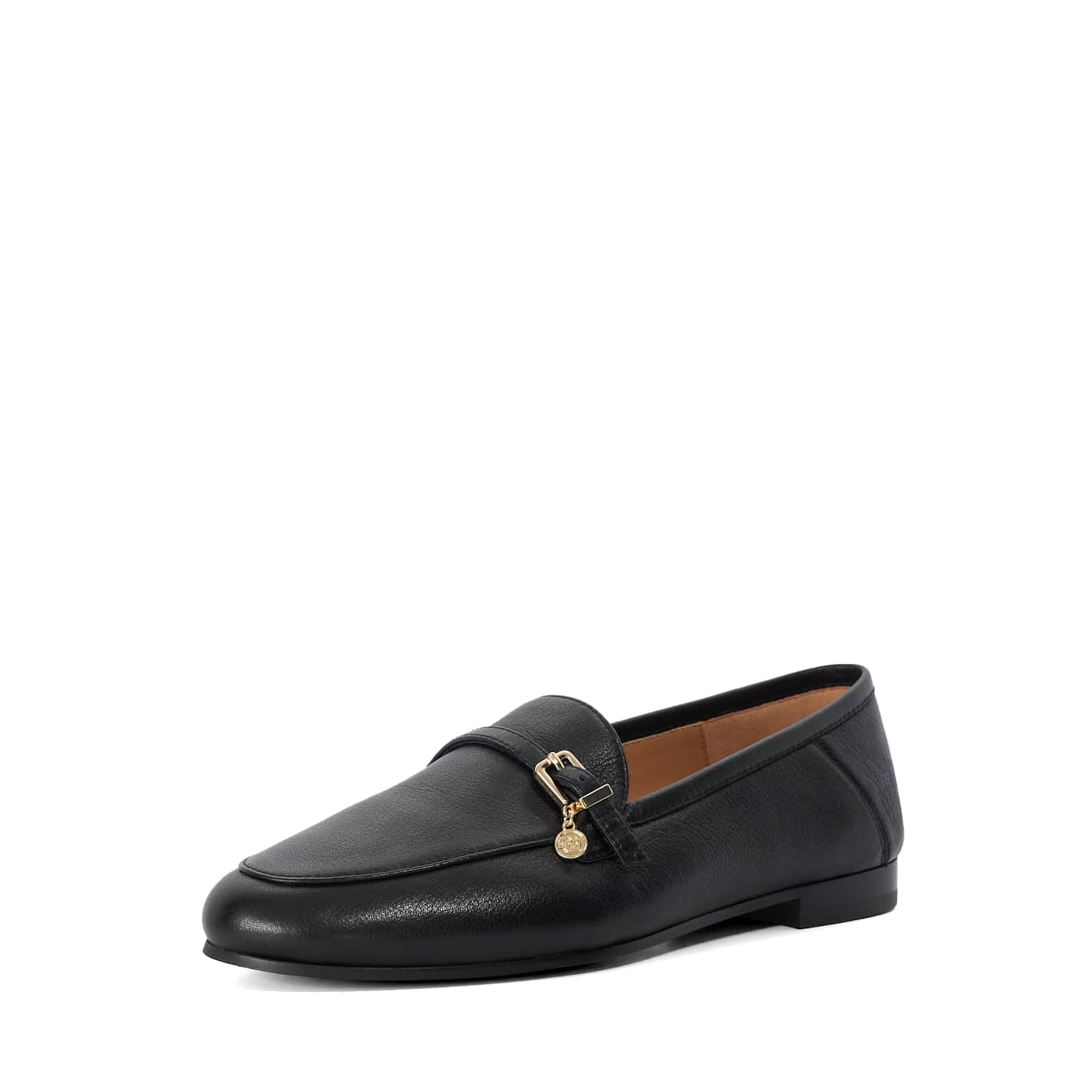 Chaussure basse Dune LONDON en noir : devant