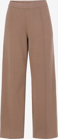 TATUUM Loose fit Pleat-front trousers 'Bomiro' in Brown: front