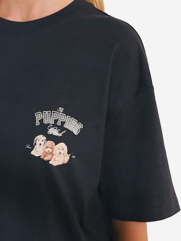 Camicia da notte 'Rupert' di ETAM in nero