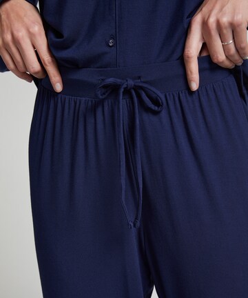 Hunkemöller Pyjamabroek in Blauw