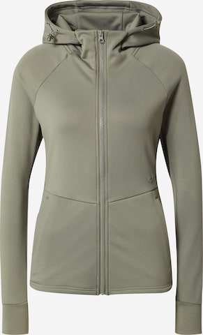 aim'n Athletic Zip-Up Hoodie in Green: front