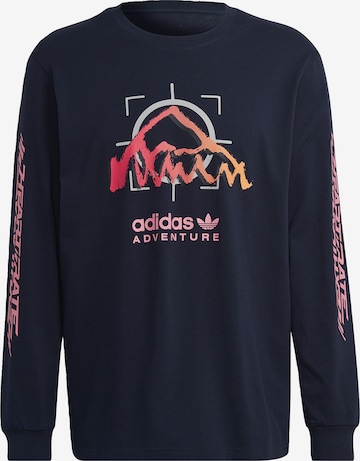 ADIDAS ORIGINALS Тениска 'Adventure Ride' в синьо: отпред