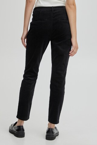 PULZ Jeans Regular Pants 'SALLY' in Black