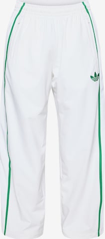 balta ADIDAS ORIGINALS Plačios klešnės Kelnės: priekis