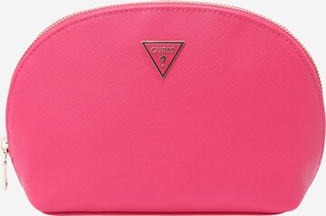 GUESS - Mala de higiene 'Dome' em rosa