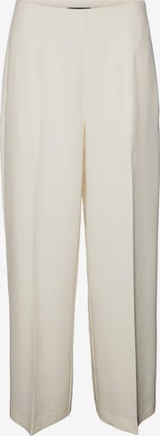 Pantalon à plis 'Anipauline' VERO MODA en beige : devant