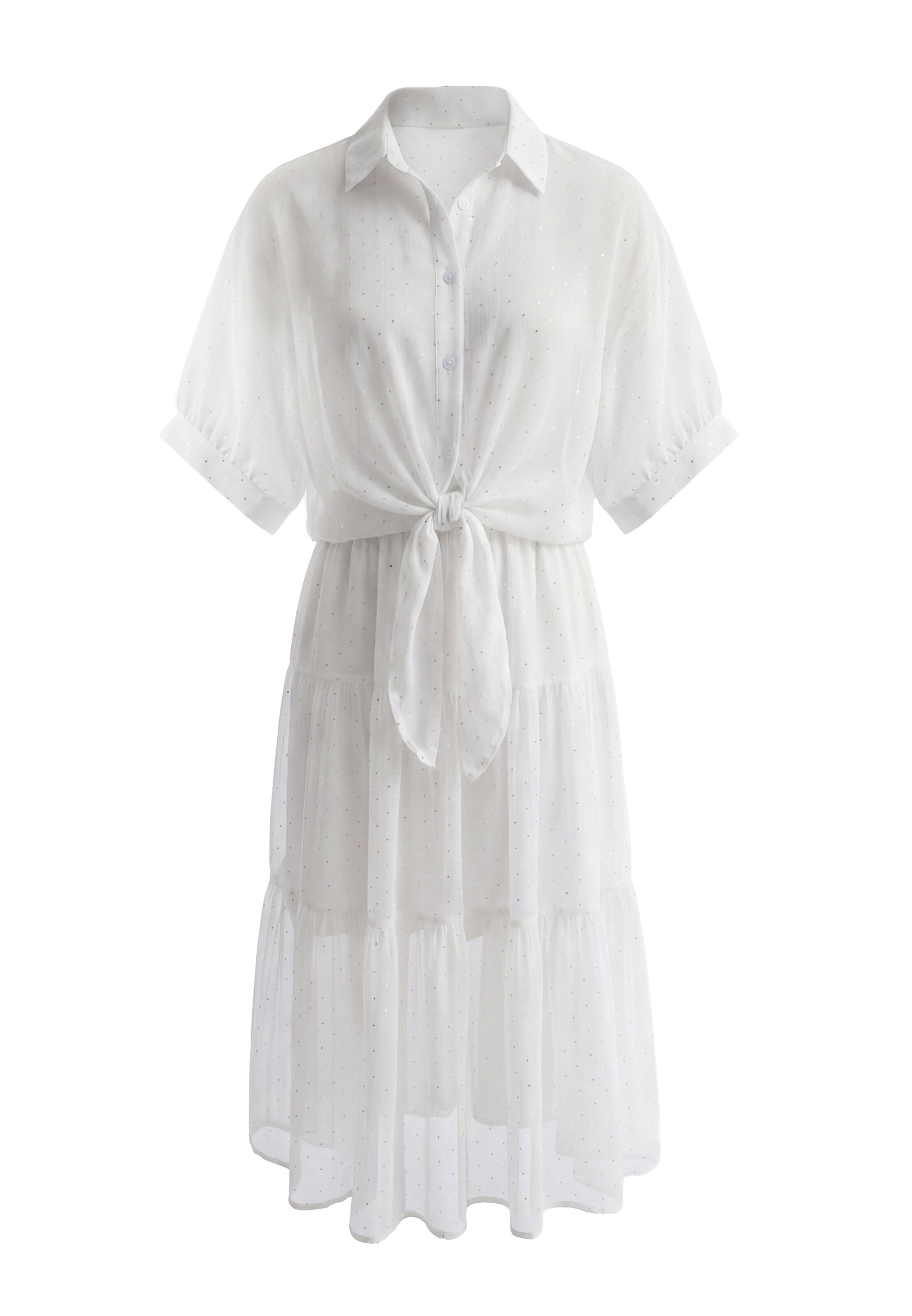 usha BLACK LABEL Robe en 32 en blanc, Vue avec produit