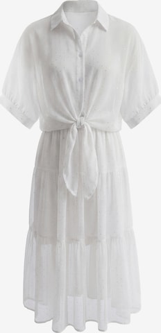 Robe usha BLACK LABEL en blanc : devant