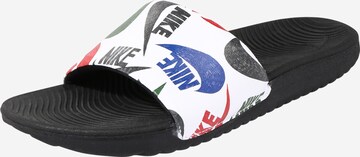 Flip-flops 'Kawa' de la NIKE pe alb: față