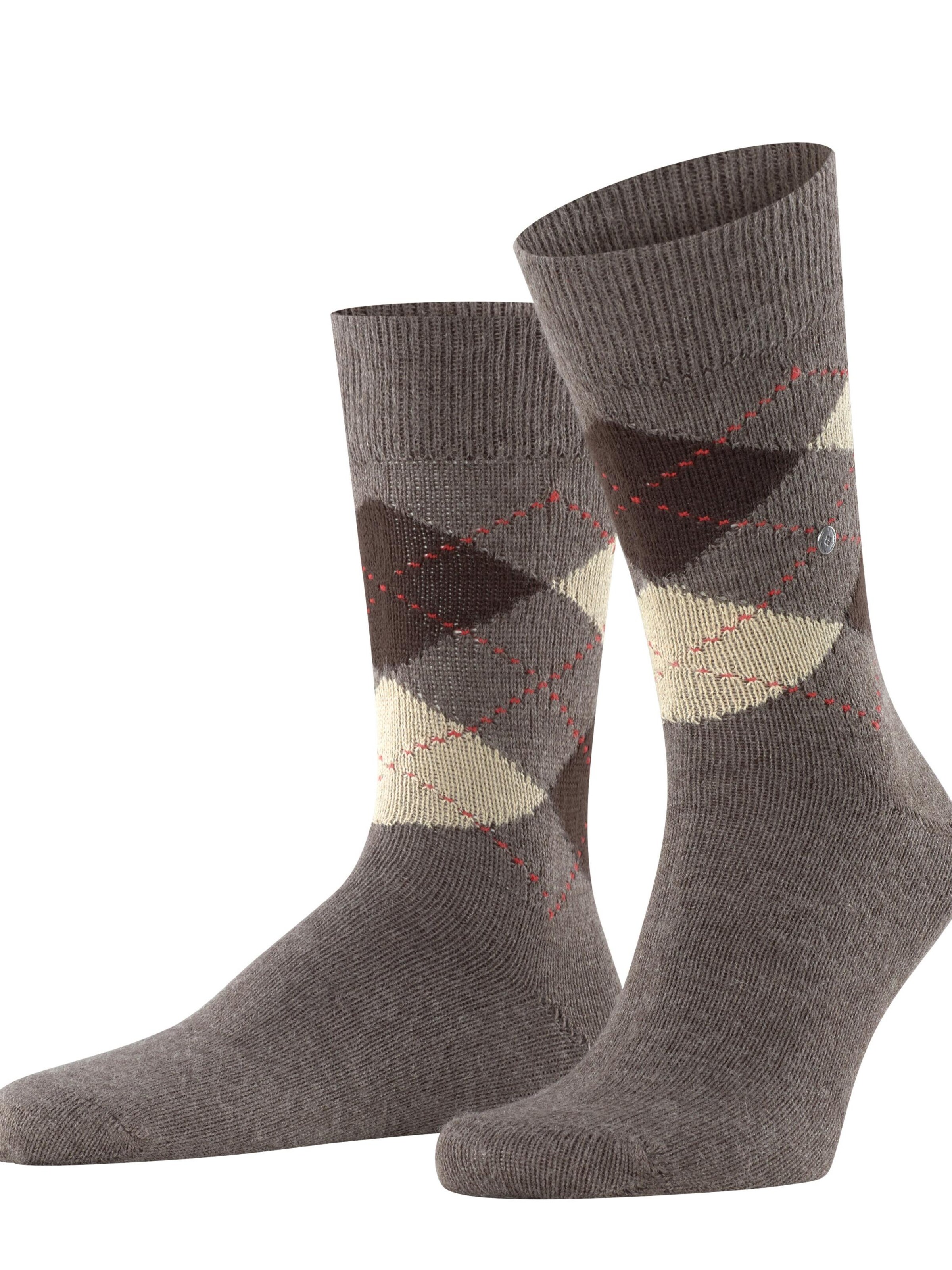 BURLINGTON Socks 'Preston' in Brown: front