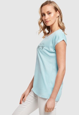 Merchcode Shirt 'Spring - Hello May' in Blauw