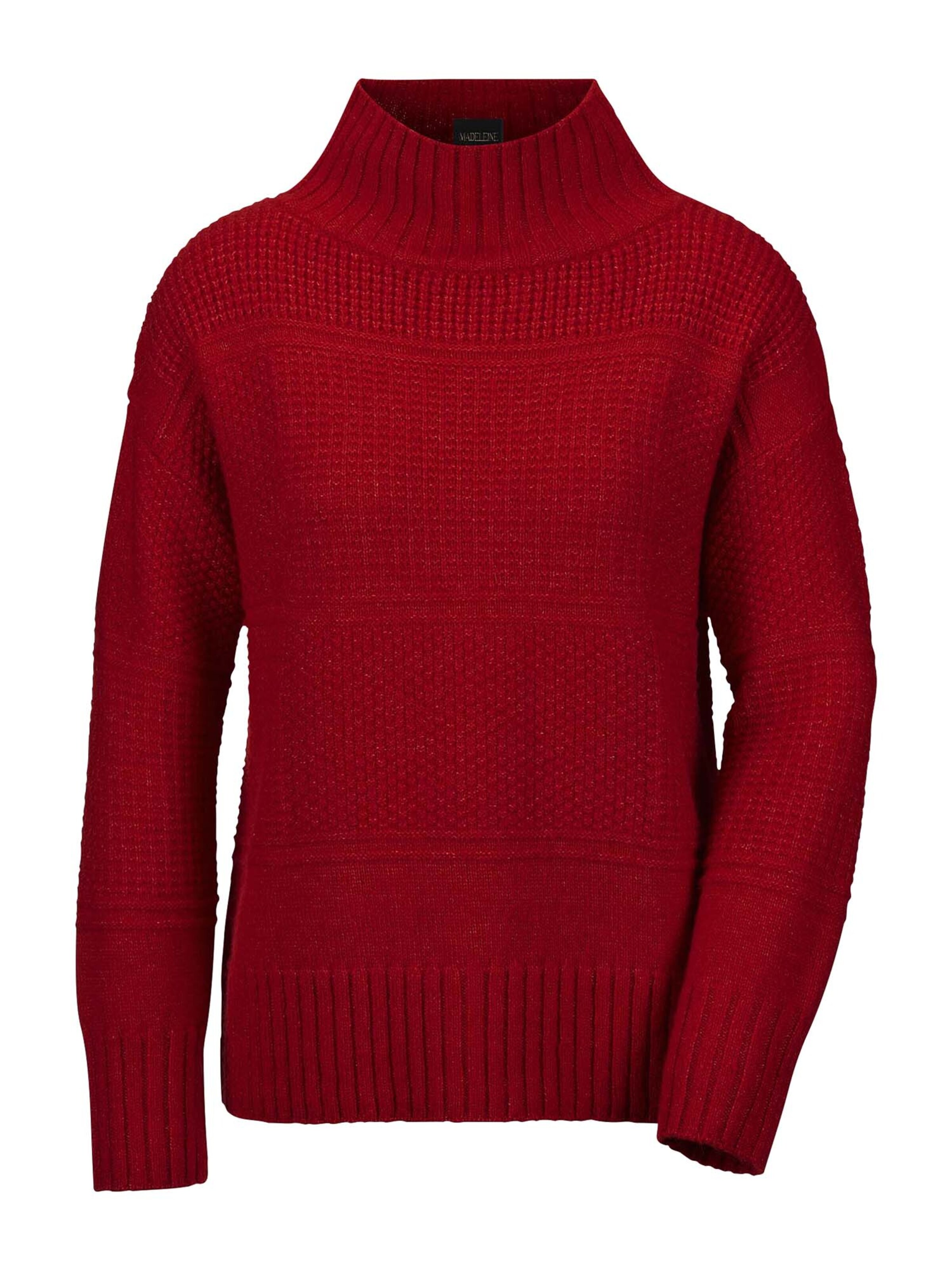 MADELEINE Pullover in Rot: Vorderseite