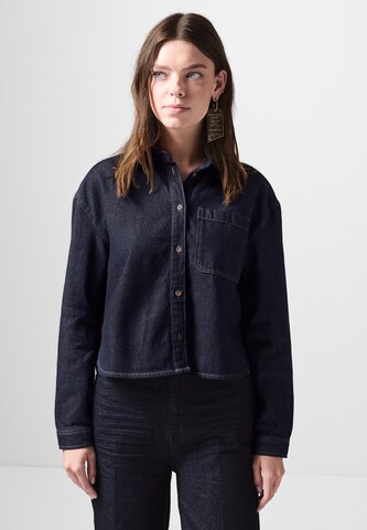 Street One Studio Blouse in Blue: front